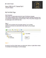 Basic HTML Tutorial Part 1 PDF Download Page