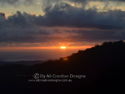 Canyon lookout Sunrise Springbrook Queensland